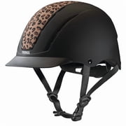 Troxel Spirit Low Profile Western Riding Helmet - Multiple Sizes - ASTM/SEI-Certified with DialFit System Sahara Leopard / Small