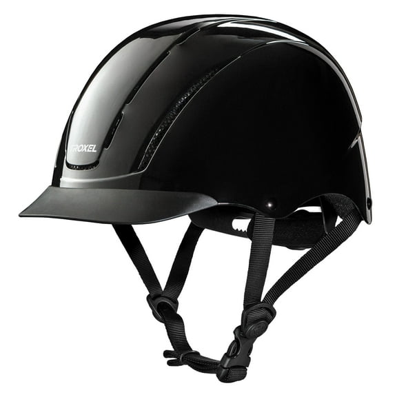 Troxel Spirit Low Profile Western Riding Helmet - Safety & Style Black / Large