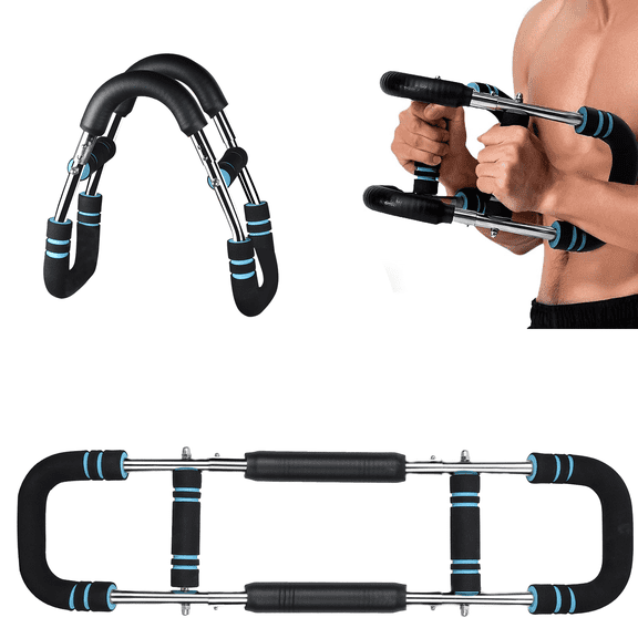 Troxlin Arm Trainer & Chest Trainer for Men, 66-88-110lb Adjustable Arm Twister Exercise Equipment, Portable Spring Resistance Home Gym Trainer, Upper Body Workout Machine for Muscle Building