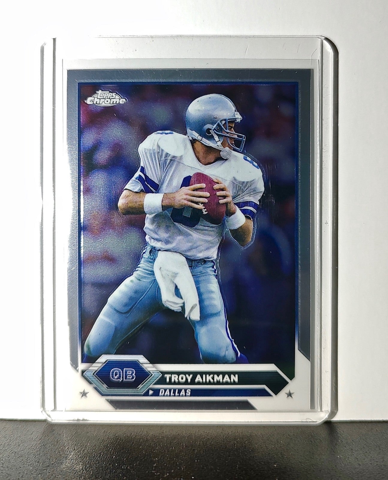 1989 Troy Aikman Rookie Card #490 - Graded BCCG 10 Mint Condition Pro Set NFL