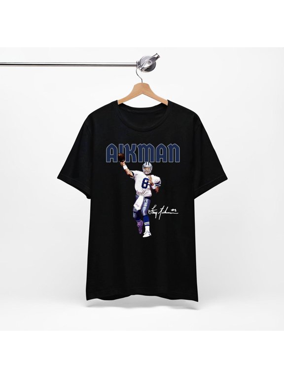 Troy Aikman Cowboys T-shirt. Available in multiple colors.
