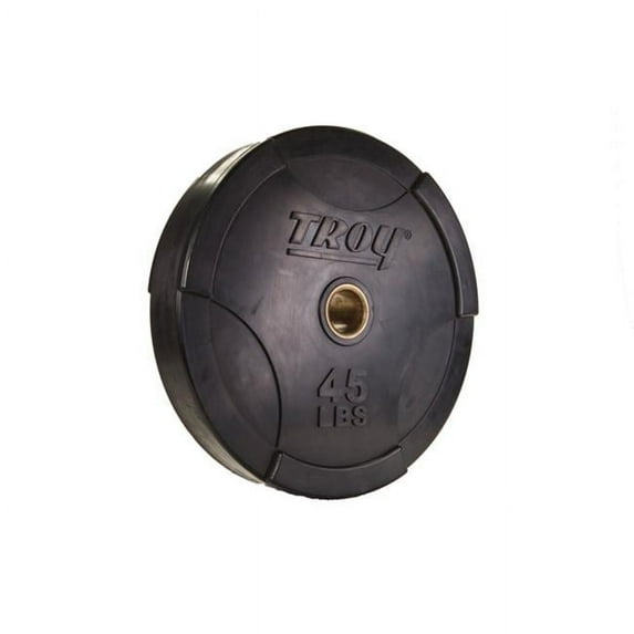 Troy Barbell BO-025SBP Interlocking Olympic Rubber Bumper Plate - 25 Pounds