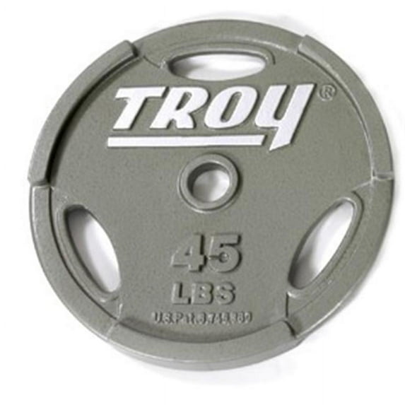Troy Barbell GO-045 Inter-locking Olympic Grip Plate - 45 Pounds