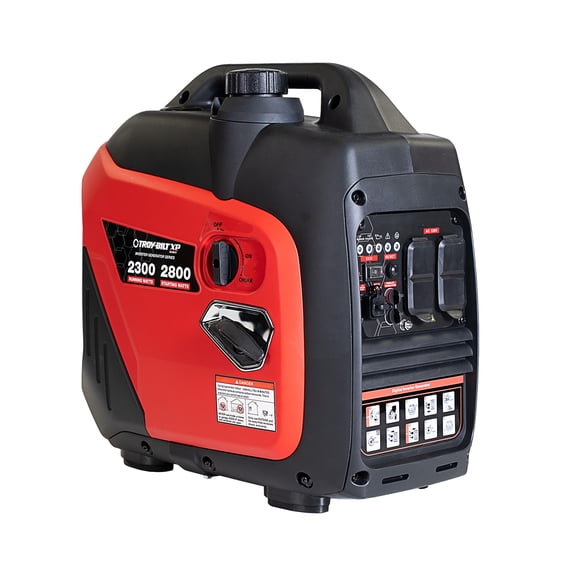 Troy-Bilt 2800W Quiet Portable Inverter Generator with Parallel Capability