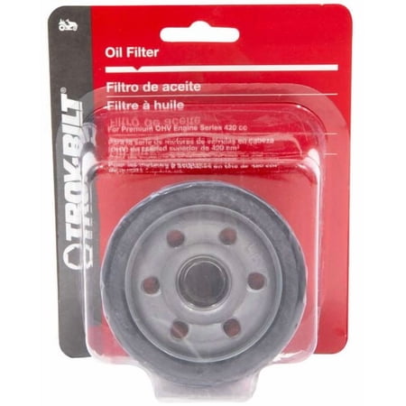 Troy-Bilt 490-201-Y010 Oil Filter for OHV Engines Series 382cc, 420cc, 439cc, 452cc, 547cc and 679cc, Replaced MTD 751-12690