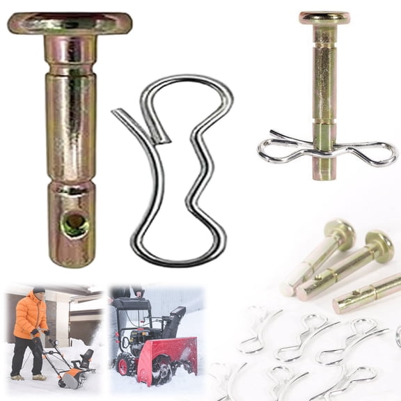 Troy-Bilt Shear Pins and Cotter Pins for Snowblowers - OEM Replacement Parts 738-04124A 714-04040 - Heavy Duty Steel Hardware Kit with Multiple Spares for Winter Snow Removal