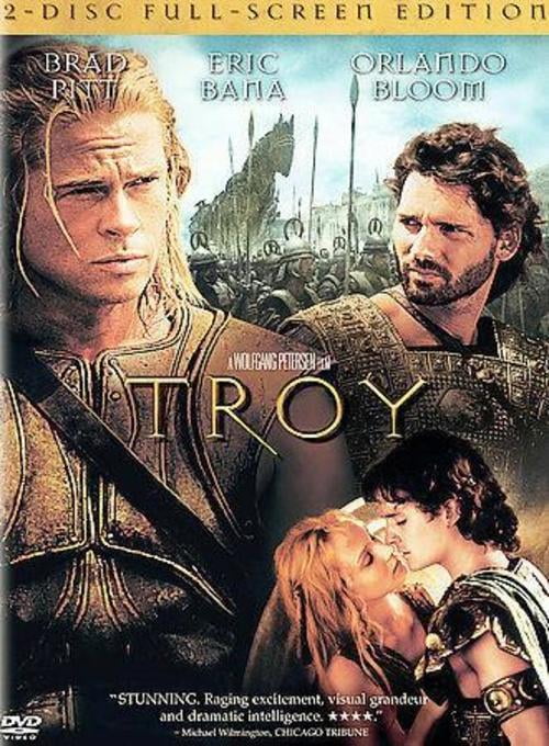 Troy DVD Epic Historical Drama film starring Brad Jamaica Ubuy