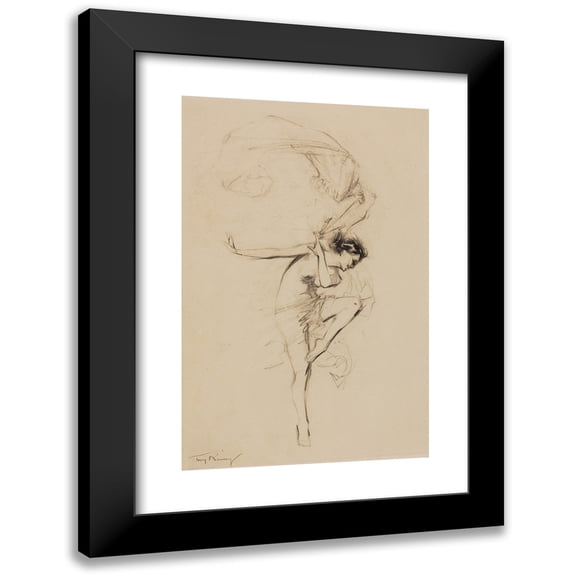 Troy Kinney 11x14 Black Modern Framed Museum Art Print Titled - The Seventh Veil