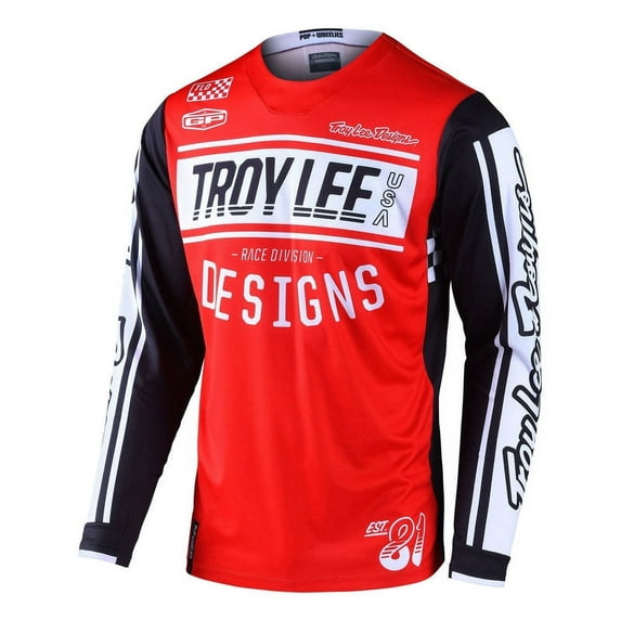 Troy Lee Designs GP Race 81 Mens MX Offroad Jersey Red SM