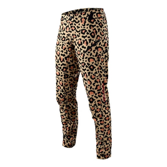 Troy Lee Designs Lilium Womens MTB Mountain Bike Pants Leopard Bronze LG