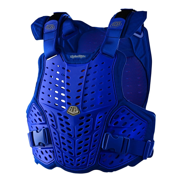 Troy Lee Designs Rockfight Solid CE Flex MX Offroad Chest Protector Blue XL 2X