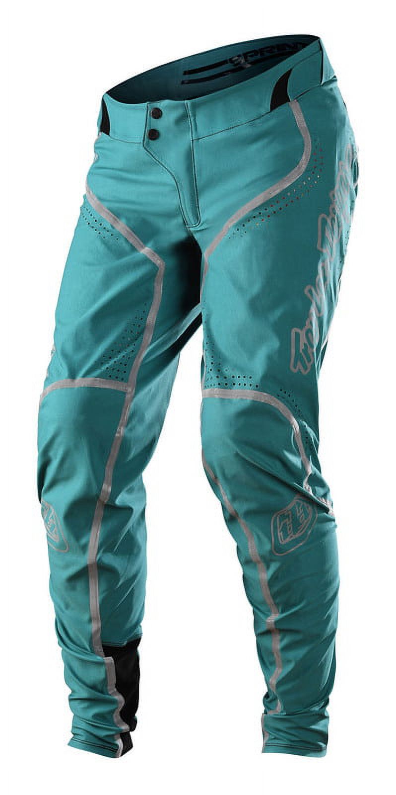 Troy Lee Designs Sprint Ultra Lines Mens Mountain Bike Pants Ivy/White