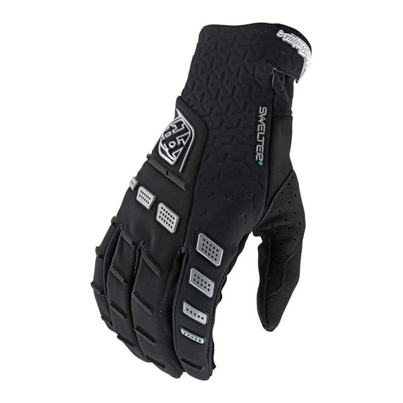 Troy Lee Designs Swelter Solid Mens MX Offroad Gloves Black LG