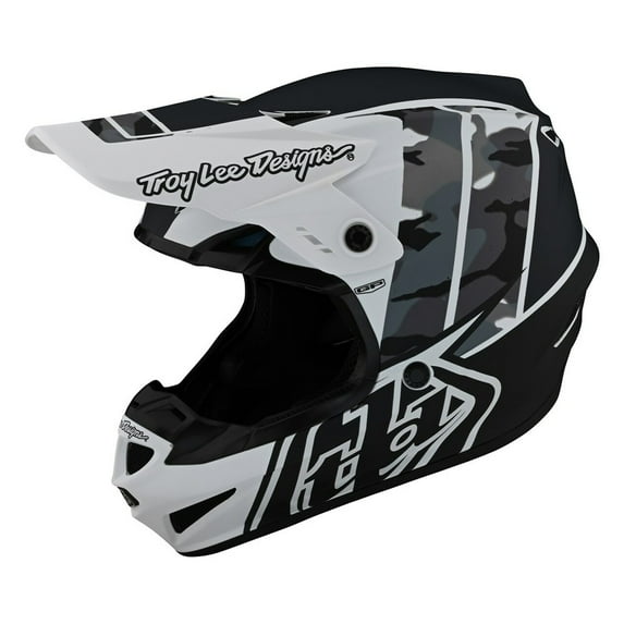 Troy Lee Designs Youth GP Offroad Helmet; Nova Camo White Youth Large