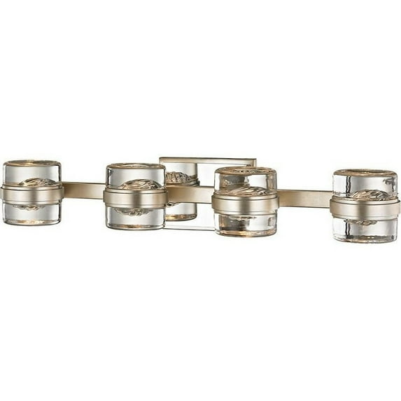 Troy Lighting B5694 Splash 4 Light 25-1/4" Wide Led Bathroom Vanity Light - Silver