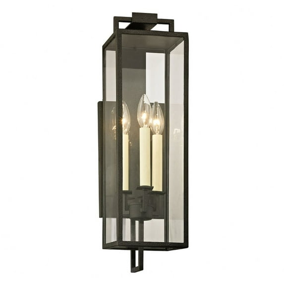 Troy Lighting B6382 Beckham 3 Light 22" Tall Wall Sconce - Forged Iron