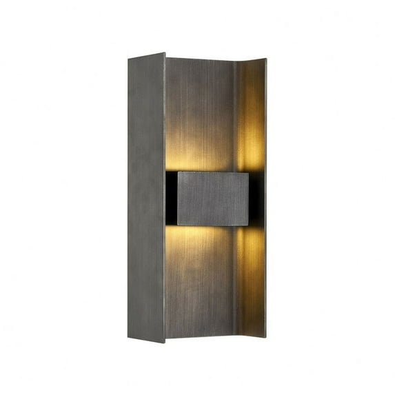 Troy Lighting B7291 Scotsman 2 Light 14" Tall Led Outdoor Wall Sconce - Grey