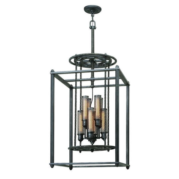 Troy Lighting F3838 Atlas 8 Light Pendant - Grey