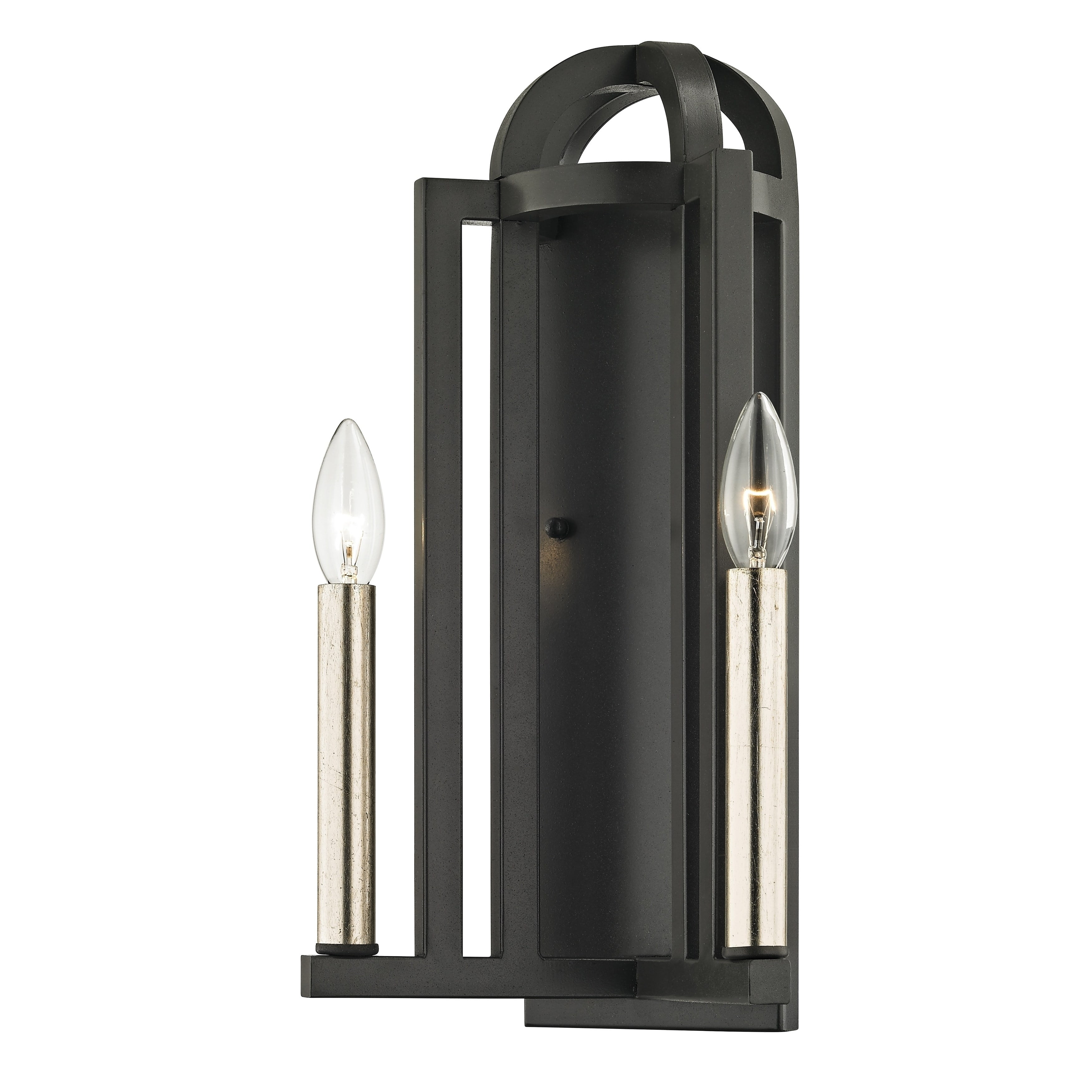 Troy Lighting Grayson 2light Textured Bronze Wall Sconce