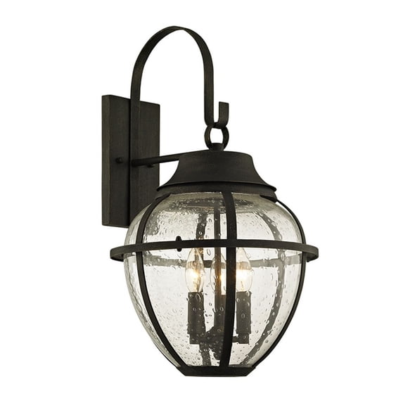 Troy Lighting - Three Light Wall Lantern - Bunker Hill - Three Light Outdoor