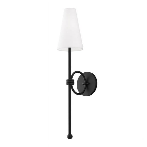 Troy Magnus 1 Light Wall Sconce - Texture Black - B3691-TBK