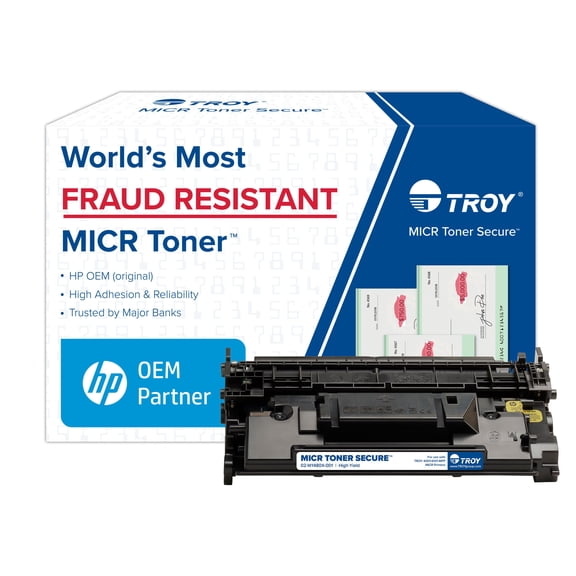 Troy Original MICR High Yield Laser Toner Cartridge W1480X Black 1 Box