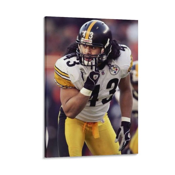 Troy Polamalu Canvas Poster Art Poster Canvas Painting Decor Wall Print Photo Gifts Home Modern Decorative Posters 08x12inch(20x30cm)