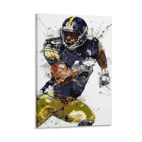 Troy Polamalu Canvas Poster Canvas Art Poster and Wall Art Picture Print Modern Family bedroom Decor Posters 16x24inch(40x60cm)