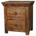 thumbnail image 1 of Troy Solid Wood 2 Drawer Nightstand in Brown, 1 of 3