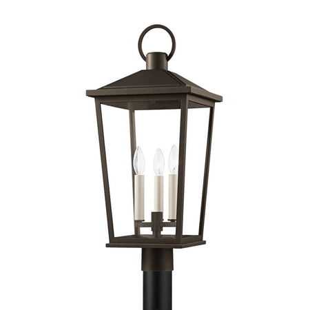 Troy Soren 3-LT Large Outdoor Post - Textured Bronze - P8921-TBZH