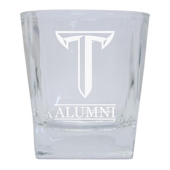 Troy University 8 oz Etched Alumni Glass Tumbler