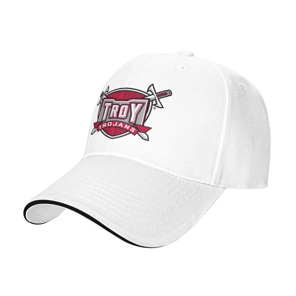 Troy University Casual Sandwich Baseball Cap Adjustable For Men For Women