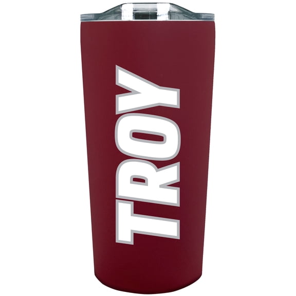 Troy University Trojans 18oz. Stainless Steel Soft Touch Tumbler