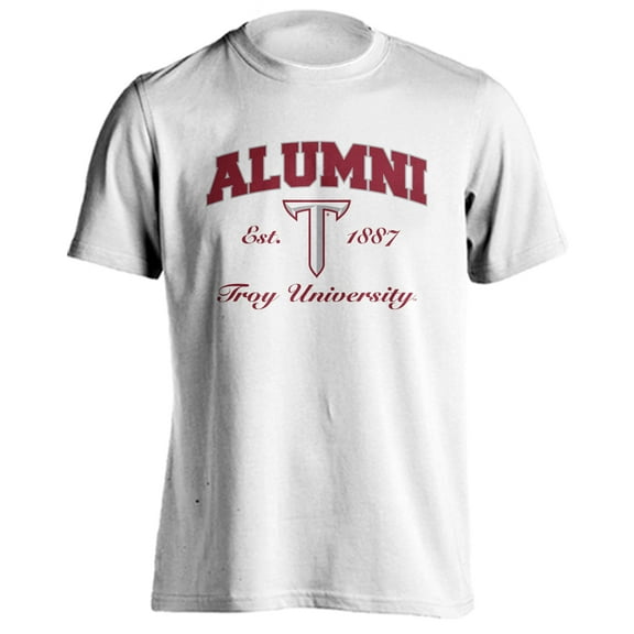 Troy University Trojans Alumni Classic Arch Short Sleeve T-Shirt
