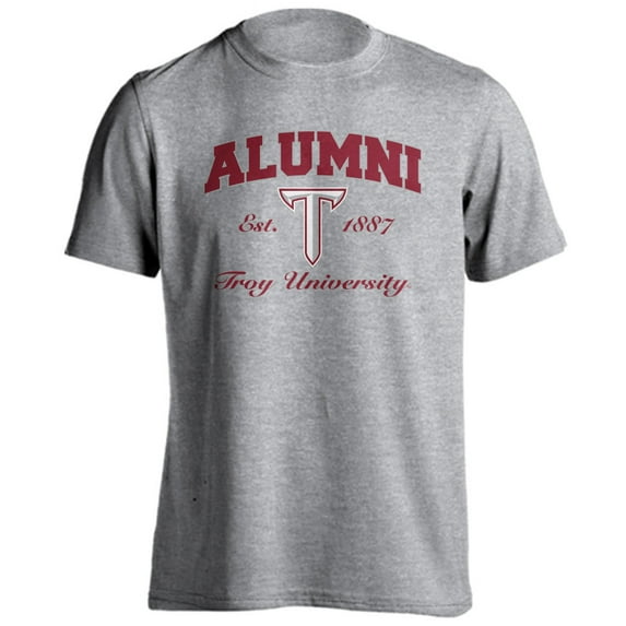 Troy University Trojans Alumni Classic Arch Short Sleeve T-Shirt