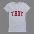thumbnail image 1 of Troy University Trojans Game Day Womens T-Shirt - Heather Grey, Small, 1 of 2