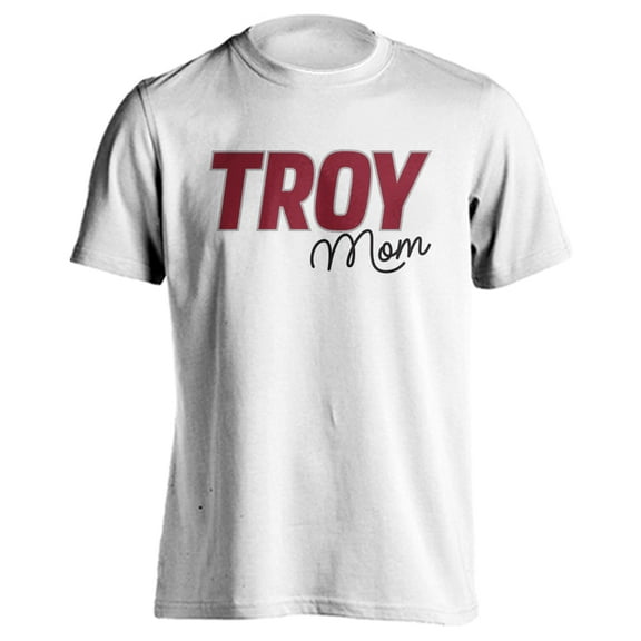 Troy University Trojans Proud Parent Mom Short Sleeve T-Shirt