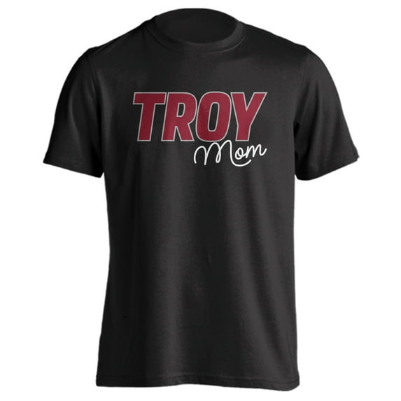 Troy University Trojans Proud Parent Mom Short Sleeve T-Shirt