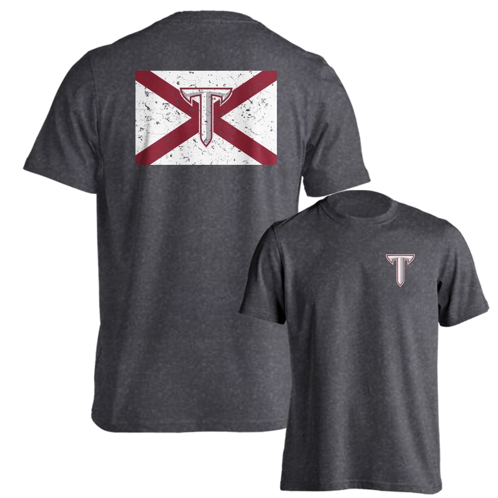 Troy Trojans Alabama State Flag Fan T-Shirt - Officially Licensed