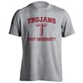 thumbnail image 1 of Troy University Trojans TU Distressed Retro Short Sleeve T-Shirt, 1 of 4