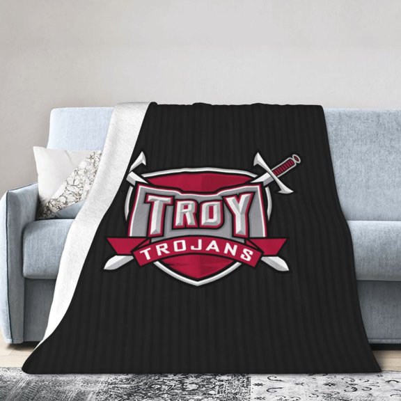 Troy University Ultra-Soft Micro Fleece Blanket Multi-Size Flannel Blanket