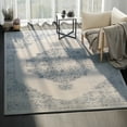 thumbnail image 1 of Troy Vintage Ivory/ Blue Abstract Indoor Rug Ivory 6' x 9' Contains Latex 6' x 9', 8' x 10' Living Room, 1 of 5