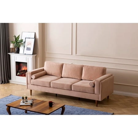 Troya Melon Velvet With Reversible Cushions