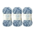 thumbnail image 1 of Troyarn Twisted Raffia Yarn for Crafting and Design for Creative Projects, Sustainable Soft Beach Bag,Hat, Hand Knitting Handbags Medium(4) 100% Polyester/(3x3.52 Oz)/(3x109 Yd) (118207 - Blue Mix), 1 of 9