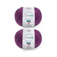 thumbnail image 1 of Troyarn Wool 125 (2- Skeins Pack) 100% Superwash Merino Fine Wool Light Worsted Weight #3 Soft Knitting and Crochet Yarn for Crocheting and Knitting (2 x 1.76 oz) / (2 x 125 Yds) (10924 - Lilac), 1 of 8