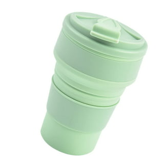 2Pcs Silicone Collapsible Travel Cup - Camping Cups Collapsible Cups  Drinking Cups with Lids for Adu…See more 2Pcs Silicone Collapsible Travel  Cup 