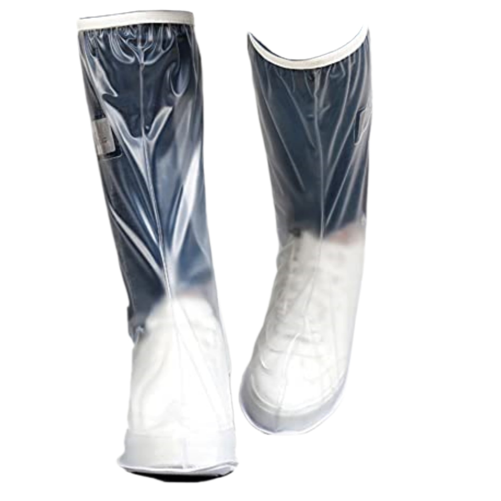Clear plastic rain hotsell boots over shoes