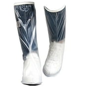 Trrcylp Rain Shoe Shoes Cover Reusable PVC Overshoes Galoshes Travel One Pair Clear L Men Size 6.5-7