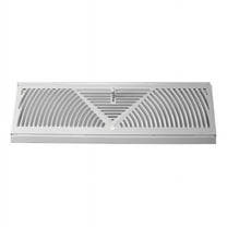 Tru Aire 4-1/2 in. H X 15 in. W 3-Way Powder Coat White Steel Baseboard Diffuser