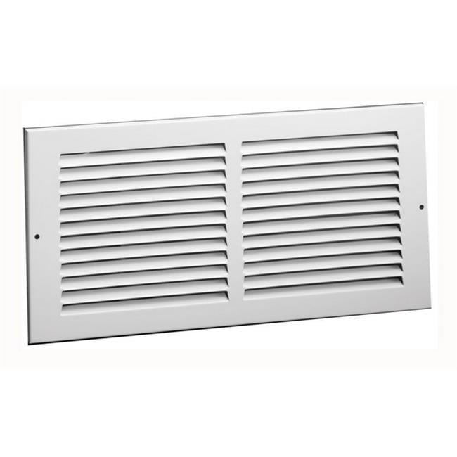 White Powder Coat Steel 10x6 Return Air Grille